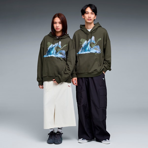 Monster Hunter Wilds x Puma - Unisex Jin Dahaad Khaki Hoodie