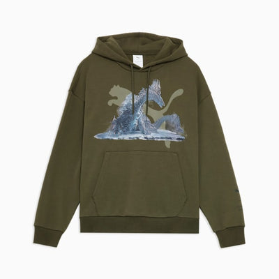 Monster Hunter Wilds x Puma - Unisex Jin Dahaad Khaki Hoodie