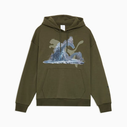 Monster Hunter Wilds x Puma - Unisex Jin Dahaad Khaki Hoodie