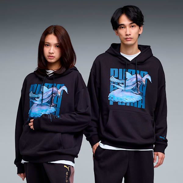 Monster Hunter Wilds x Puma - Unisex Uth Duna Black Hoodie