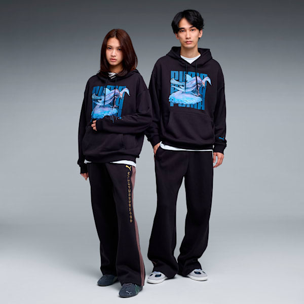 Monster Hunter Wilds x Puma - Unisex Uth Duna Black Hoodie