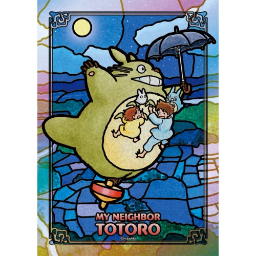 My Neighbor Totoro Art Crystal Jigsaw Puzzle 208 Pieces [Moonlight Walk] 208-AC08