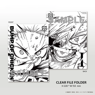 My Hero Academia - Final Season BUMP OF CHICKEN Clear File A5