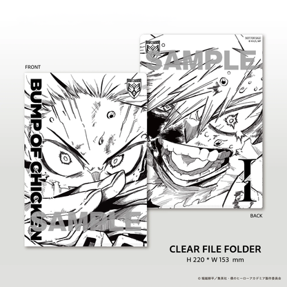 My Hero Academia - Final Season BUMP OF CHICKEN Clear File