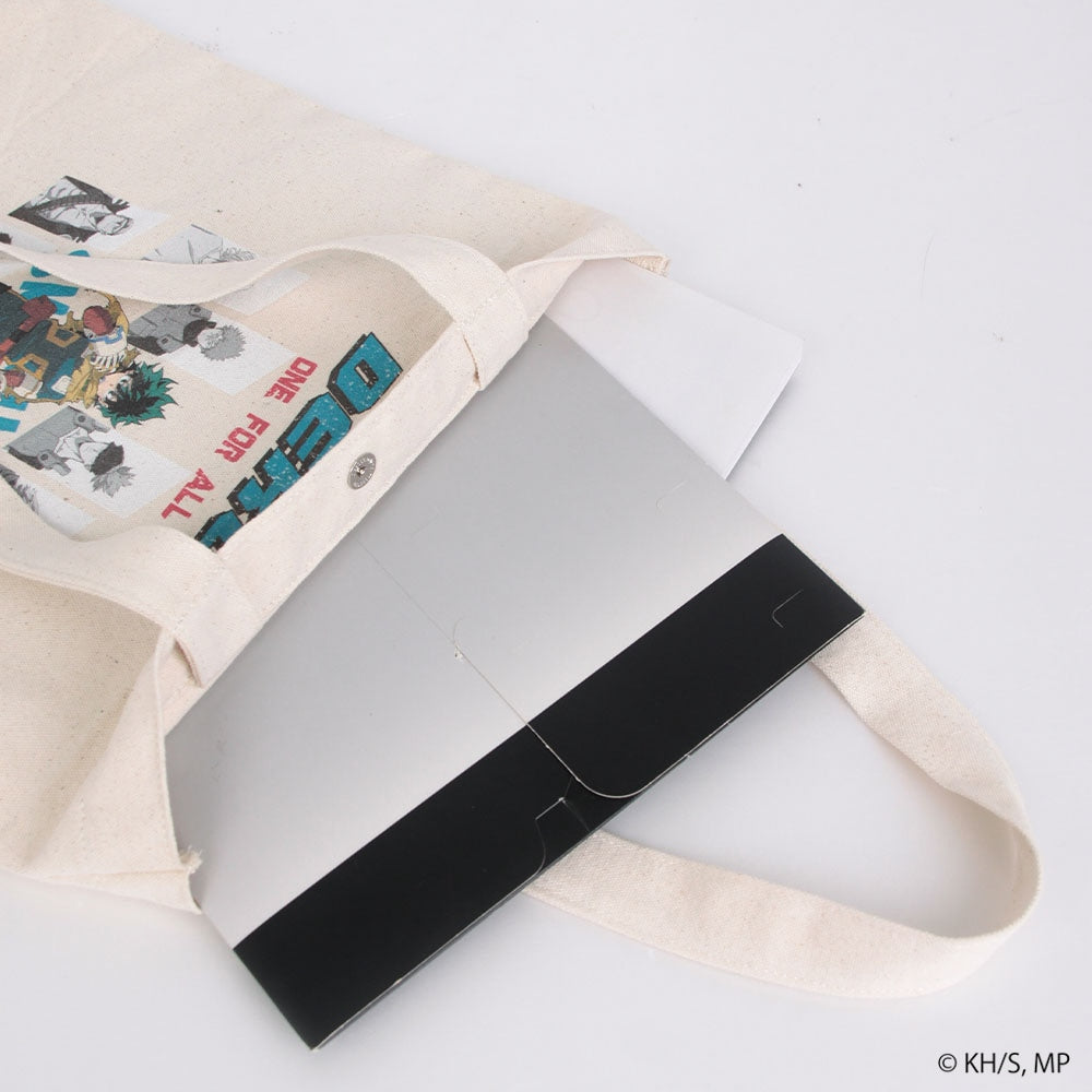 My Hero Academia - Izuku Midoriya Crack Print Canvas Tote Bag