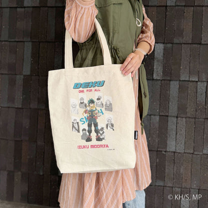My Hero Academia - Izuku Midoriya Crack Print Canvas Tote Bag