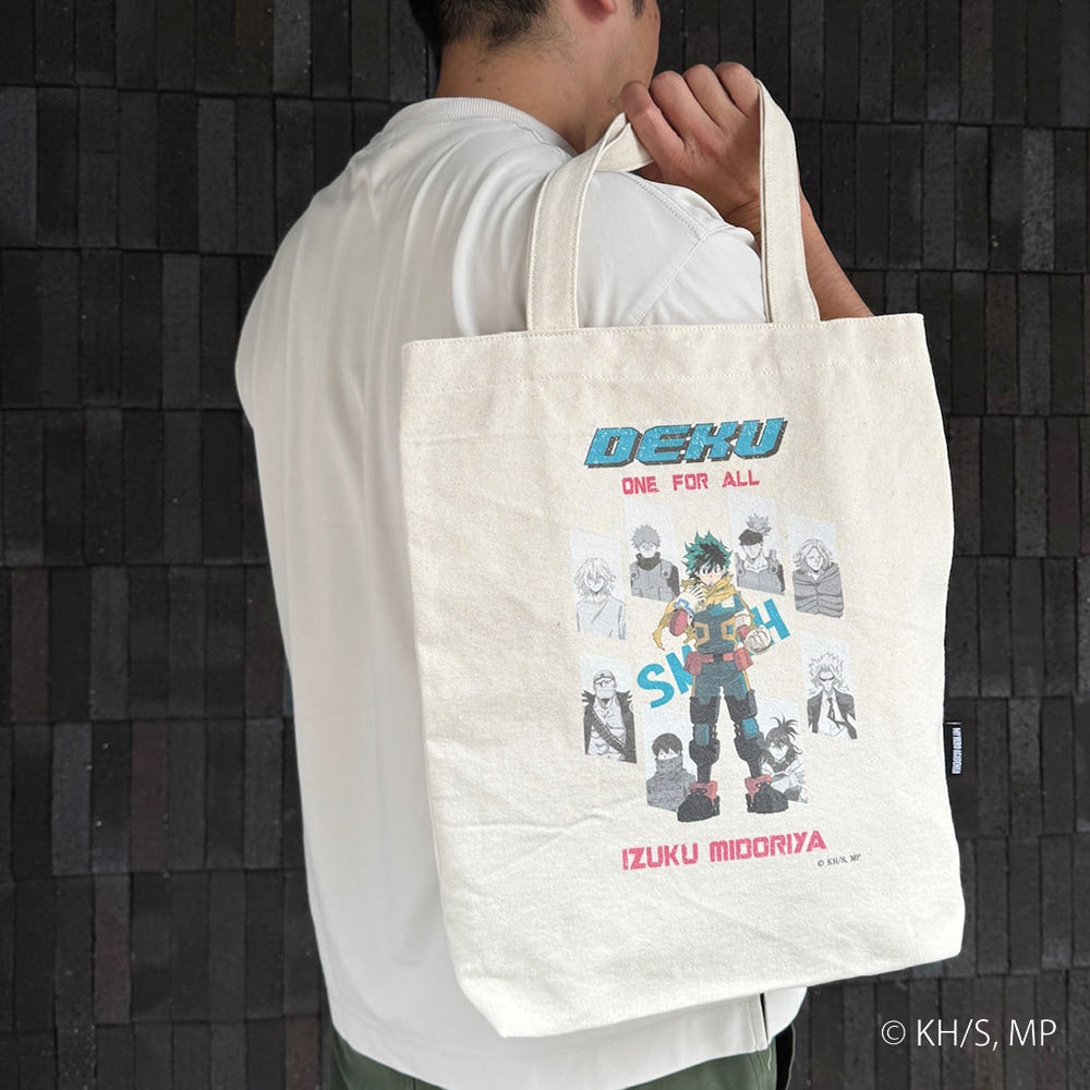 My Hero Academia - Izuku Midoriya Crack Print Canvas Tote Bag