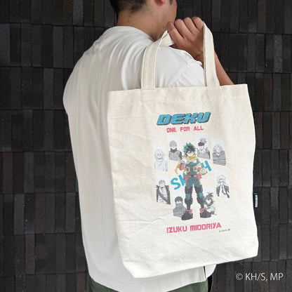 My Hero Academia - Izuku Midoriya Crack Print Canvas Tote Bag