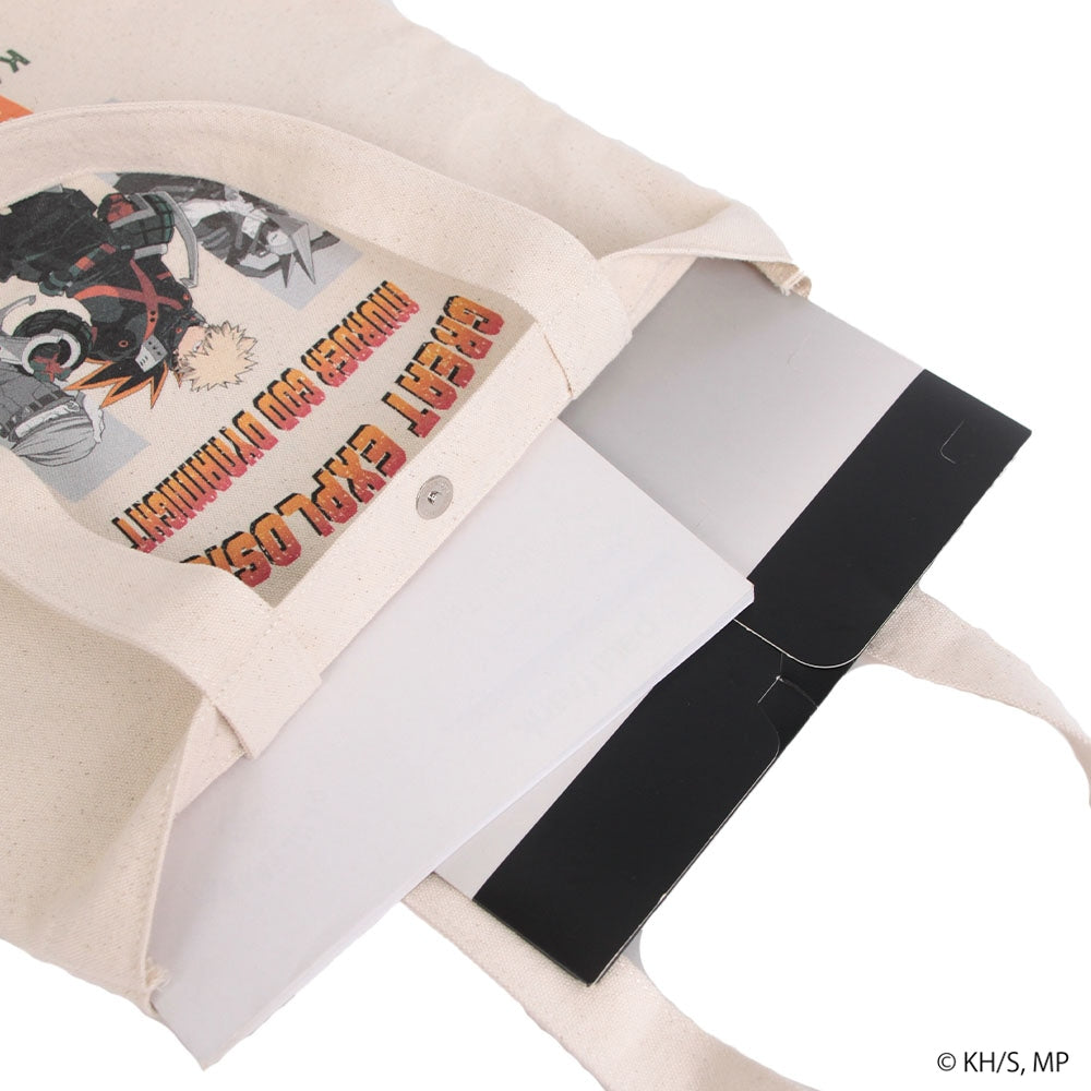 My Hero Academia - Katsuki Bakugo Crack Print Canvas Tote Bag