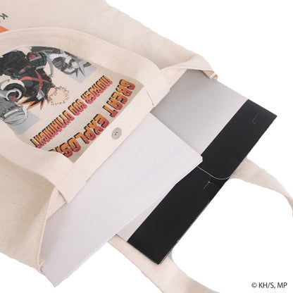 My Hero Academia - Katsuki Bakugo Crack Print Canvas Tote Bag