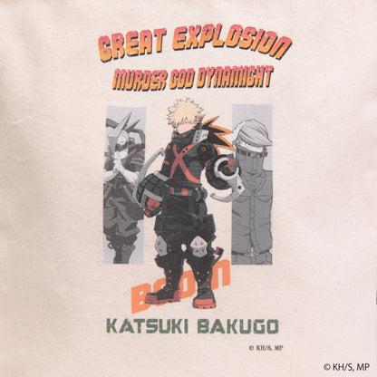 My Hero Academia - Katsuki Bakugo Crack Print Canvas Tote Bag