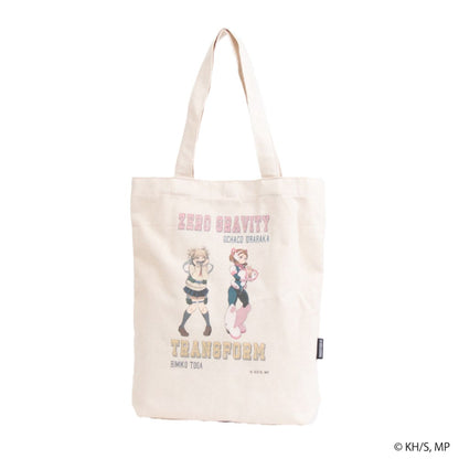 My Hero Academia - Ochaco Uraraka x Himiko Toga Crack Print Canvas Tote Bag
