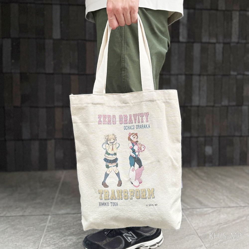 My Hero Academia - Ochaco Uraraka x Himiko Toga Crack Print Canvas Tote Bag
