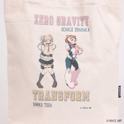 My Hero Academia - Ochaco Uraraka x Himiko Toga Crack Print Canvas Tote Bag