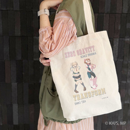 My Hero Academia - Ochaco Uraraka x Himiko Toga Crack Print Canvas Tote Bag