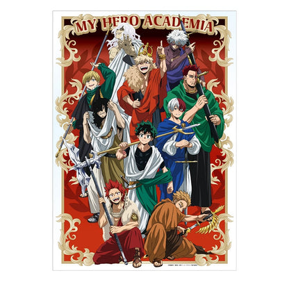 My Hero Academia 10th Anniversary The Ten Great Heroes Assemble - A3 Clear Poster Reunion Ver. [Pre-Order Nov 2026]