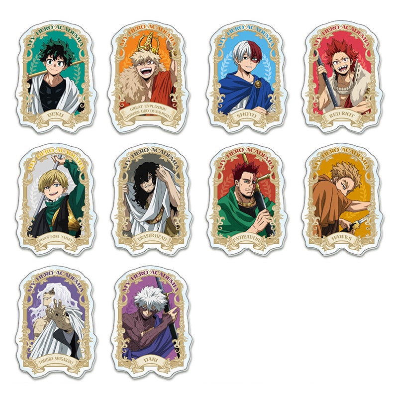 My Hero Academia 10th Anniversary The Ten Great Heroes Assemble - Trading Framed Magnet Reunion Ver. Complete Set of 10 Types [Pre-Order Nov 2026]