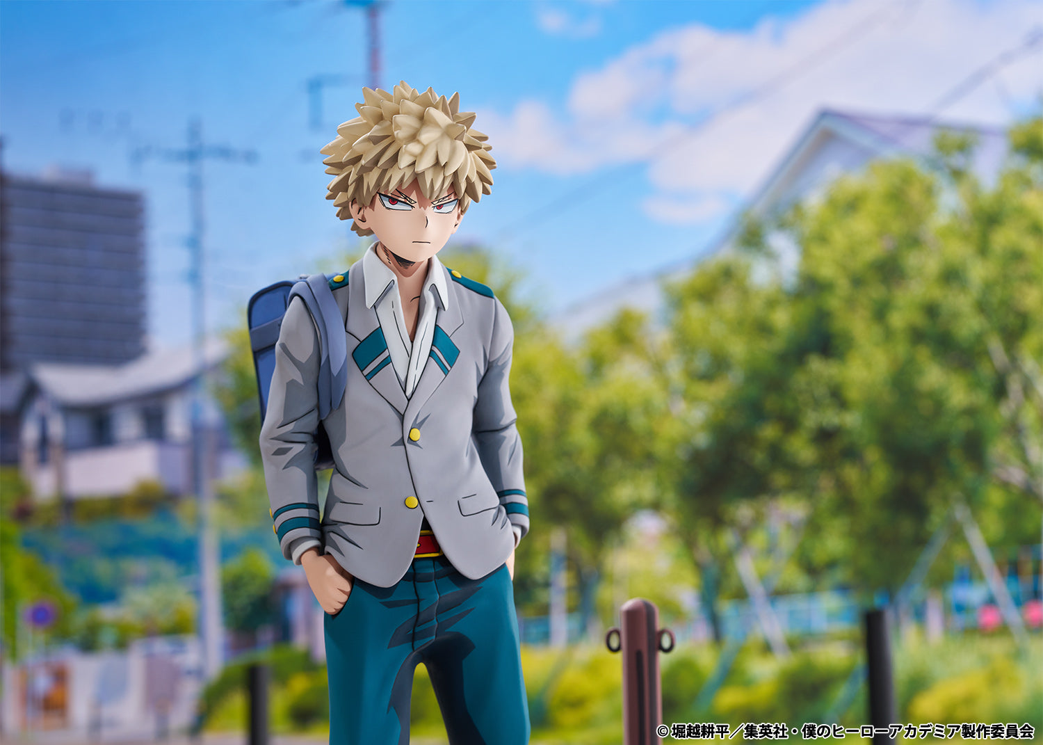 My Hero Academia 1/8 Scale Figure - Bakugo Katsuki U.A. High School Uniform 2D Ver. [Pre-Order Aug 2026]