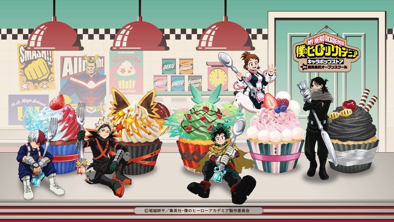 My Hero Academia 2nd Yuei High School Open School Collection - Big Acrylic Cupcake Stands (5 Types) [Pre-order Apr 2026]