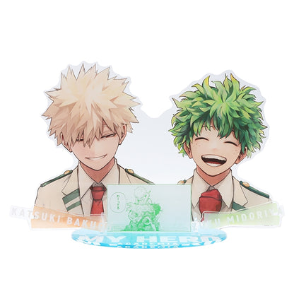 "My Hero Academia" Acrylic GIGA Figures Izuku Midoriya and Katsuki Bakugo