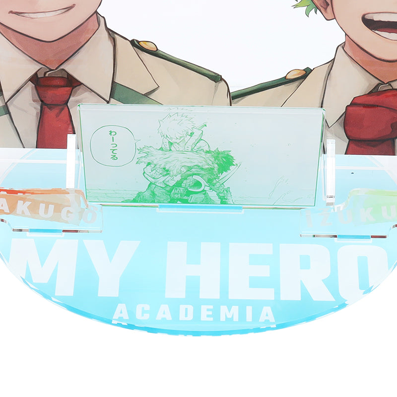 "My Hero Academia" Acrylic GIGA Figures Izuku Midoriya and Katsuki Bakugo