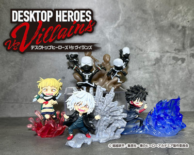 My Hero Academia DesQ - Desktop Heroes vs Villains Re-Ment Figure Complete Set of 6 Types