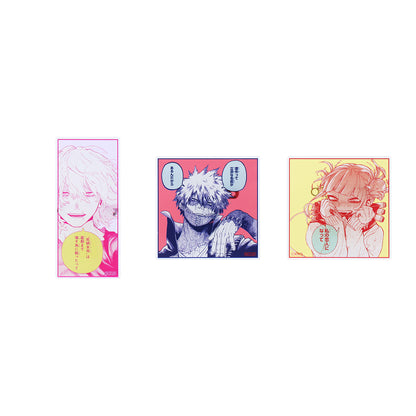 My Hero Academia Original Art Exhibition - Acrylic quote badge collection Complete Set of 12 types
