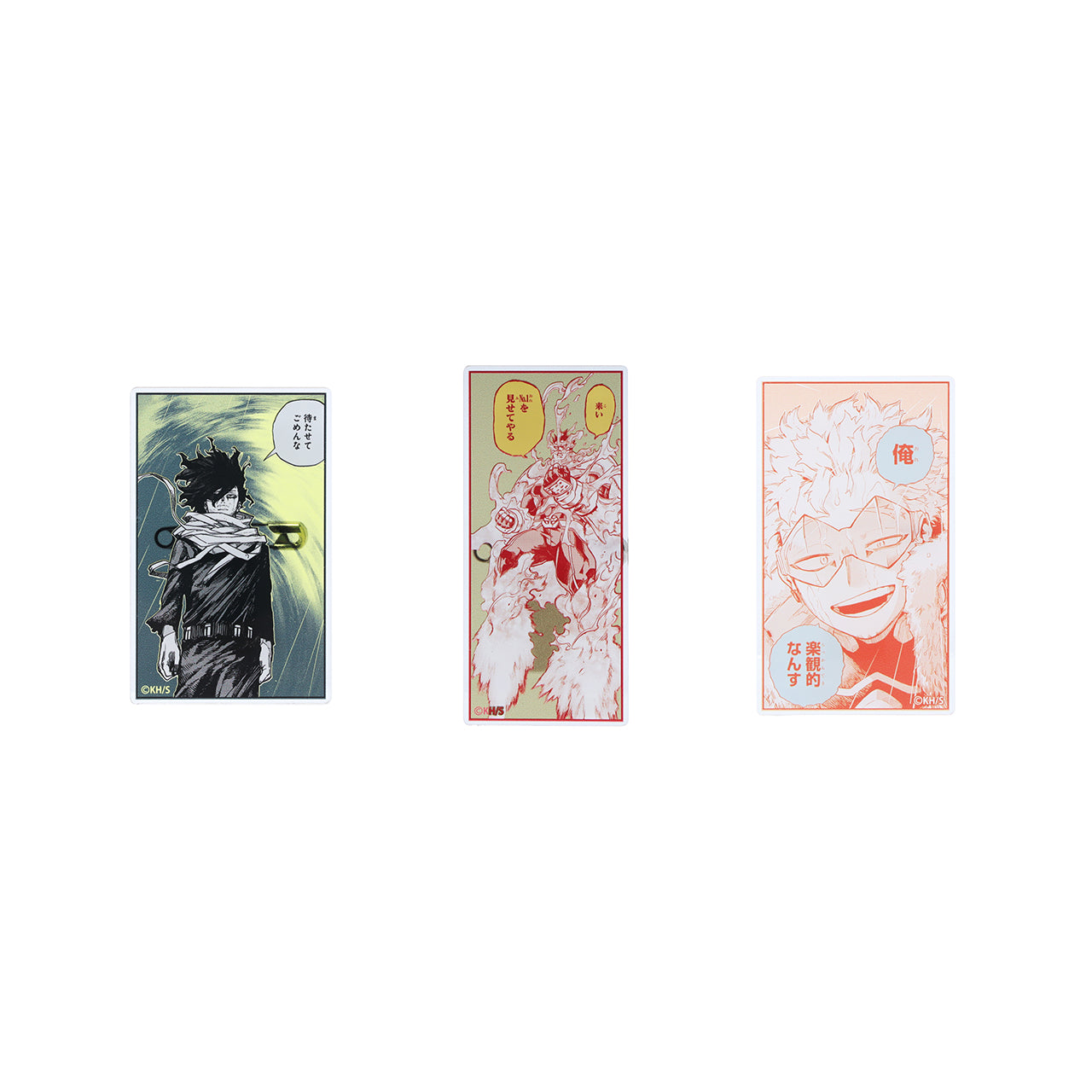 My Hero Academia Original Art Exhibition - Acrylic quote badge collection Complete Set of 12 types