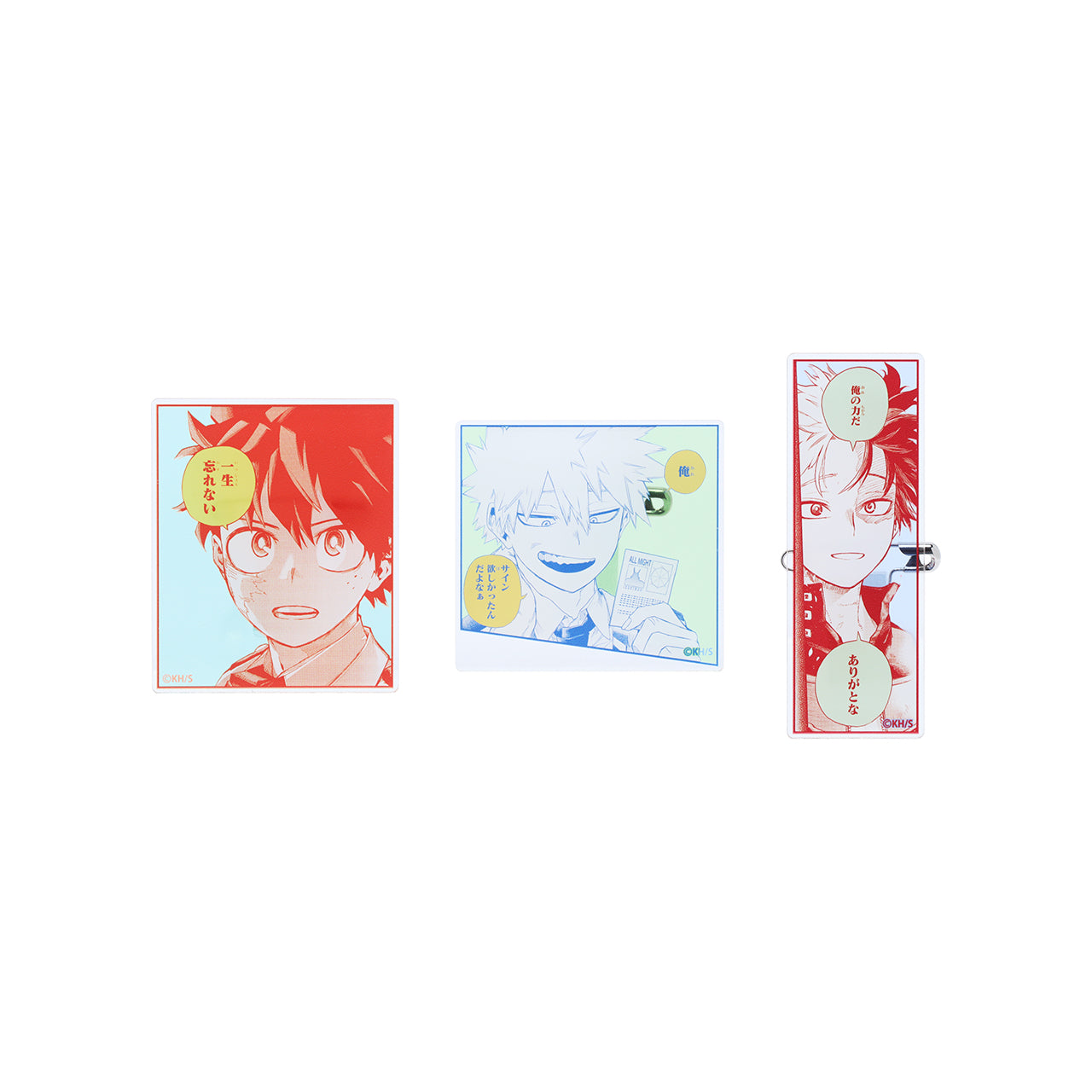 My Hero Academia Original Art Exhibition - Acrylic quote badge collection Complete Set of 12 types