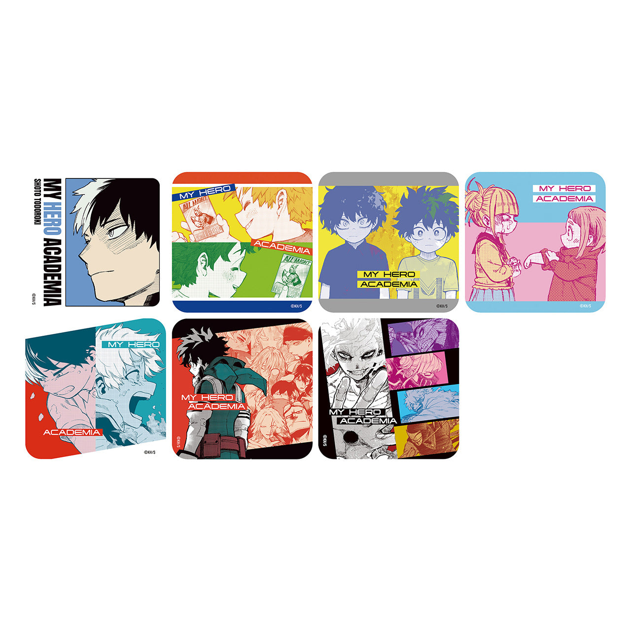 My Hero Academia Original Art Exhibition - Art Coaster Complete Set of 58 Types
