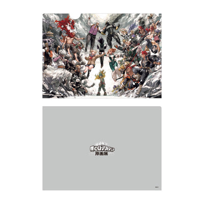 My Hero Academia Original Art Exhibition - Key Visual Clear File Hero VS Villain