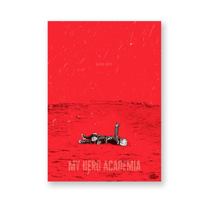 My Hero Academia Original Art Exhibition - Set of 2 A2 art posters [Good luck]