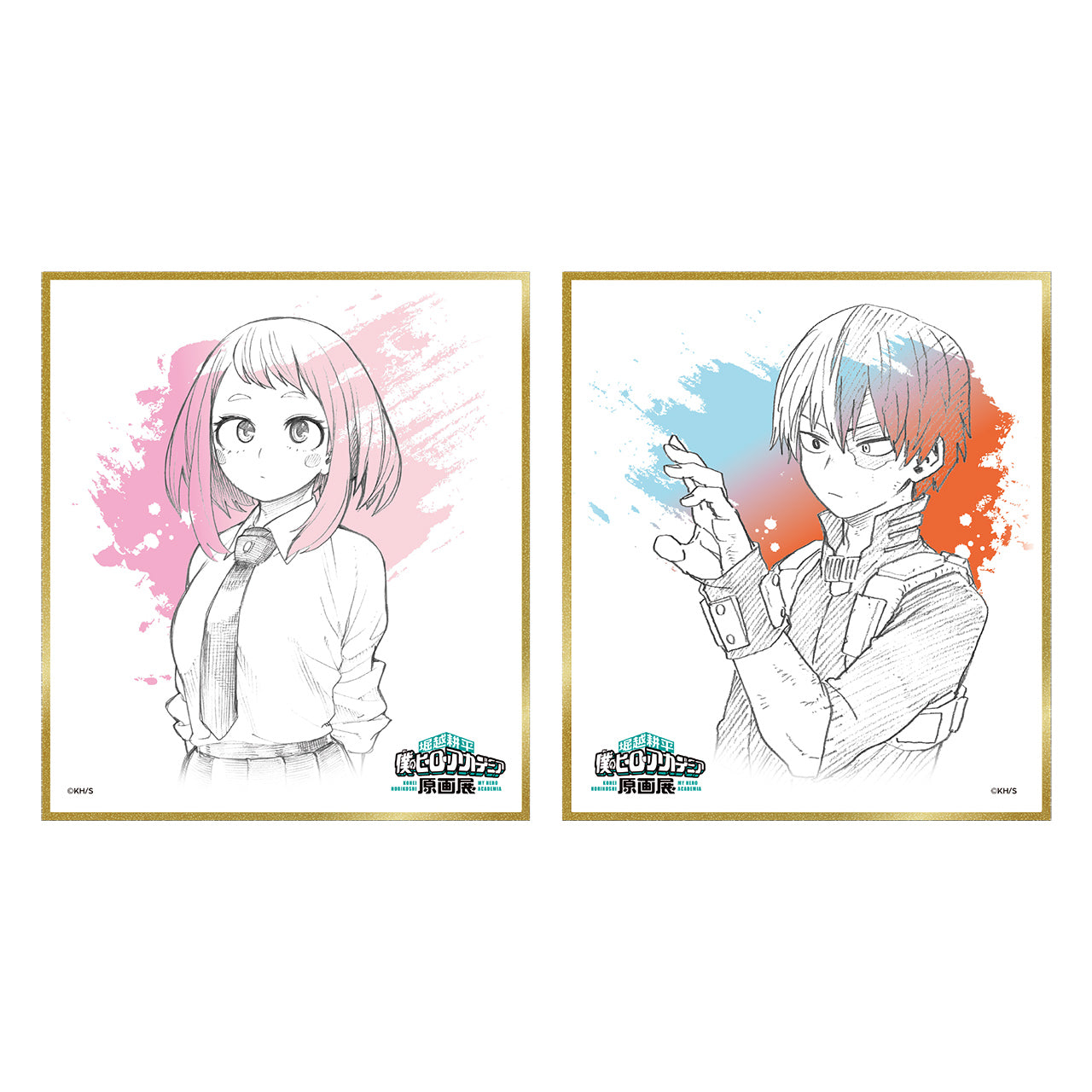 My Hero Academia Original Art Exhibition - Shikishi Collection Complete Set of 8 Types