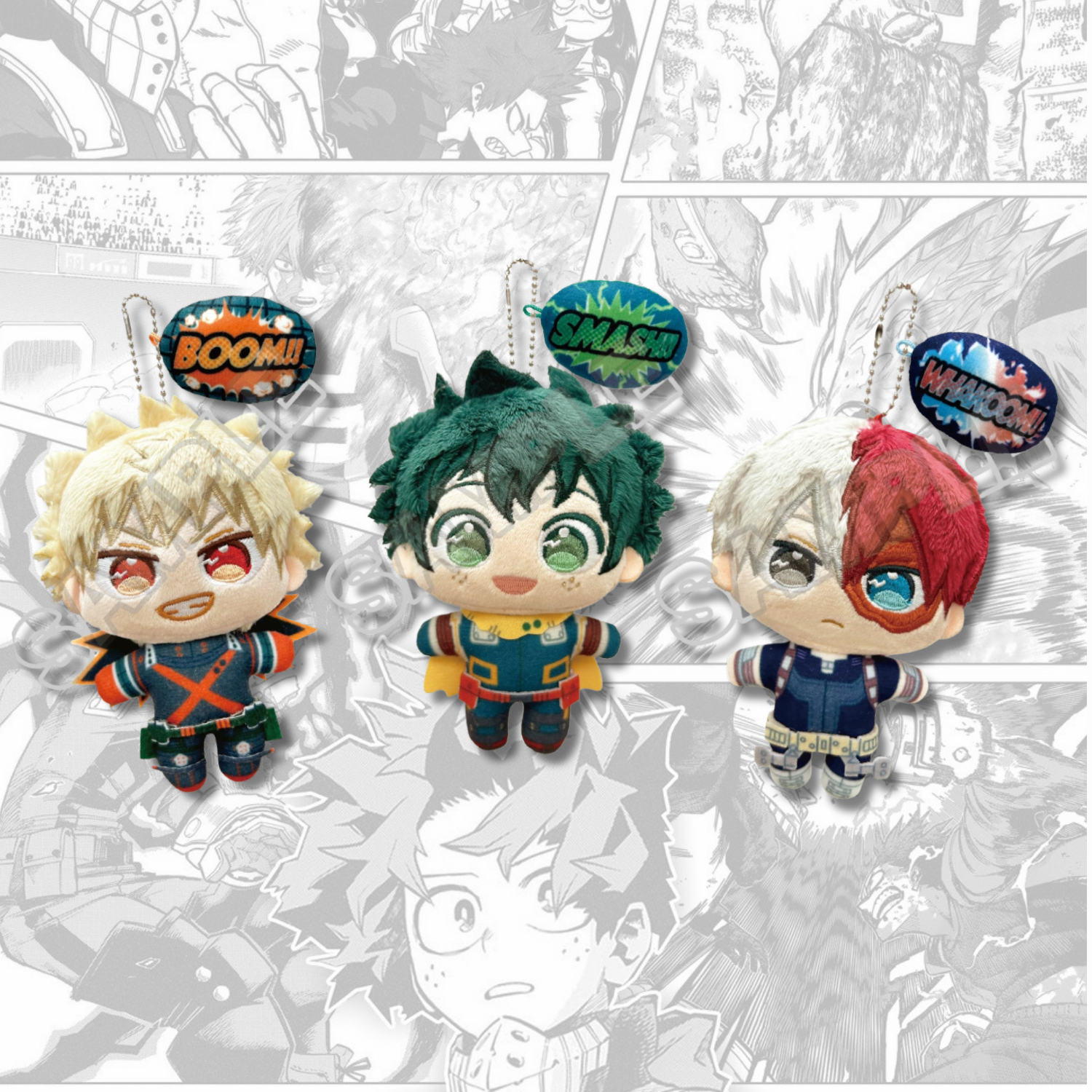 My Hero Academia Plushies - Izuku, Bakugo And Shoto (3 Types) [Pre-Order Nov 2026]