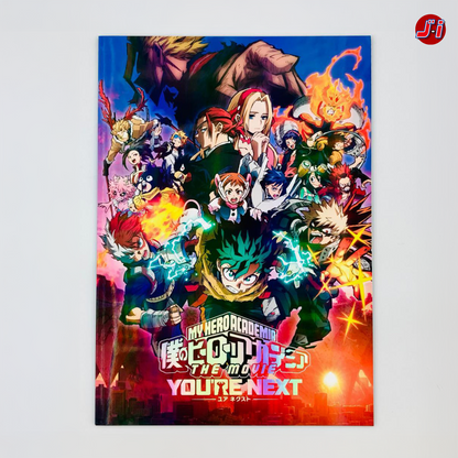 My Hero Academia THE MOVIE Your Next pamphlet - Special Edition (Holo Version+ Stickers)+ Bonus Theater Flyer