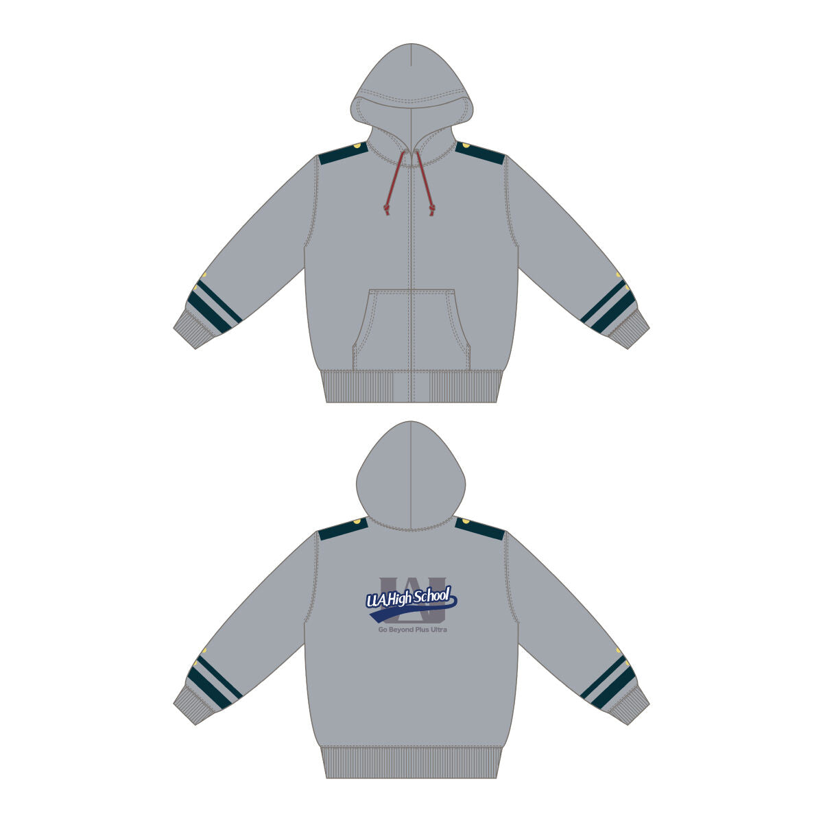 My Hero Academia U.A High School Uniform - School Uniform Style Hoodie [Pre-Order Dec 2026]