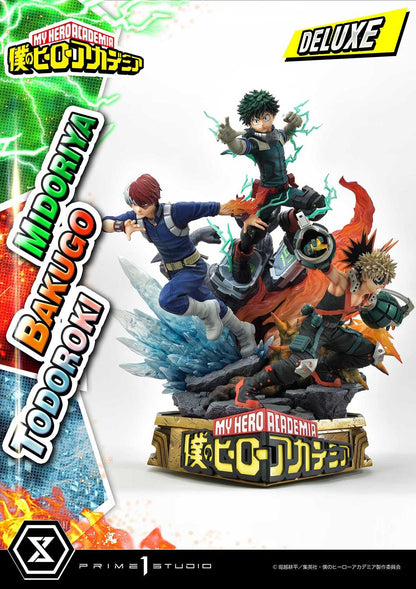 My Hero Academia Ultimate Premium Masterline - Izuku Midoriya Katsuki Bakugo and Shoto Todoroki DX Bonus Edition