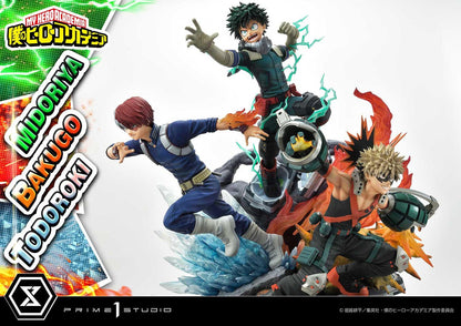 My Hero Academia Ultimate Premium Masterline - Izuku Midoriya Katsuki Bakugo and Shoto Todoroki DX Bonus Edition