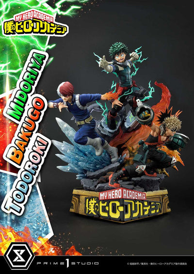 My Hero Academia Ultimate Premium Masterline - Izuku Midoriya Katsuki Bakugo and Shoto Todoroki DX Bonus Edition