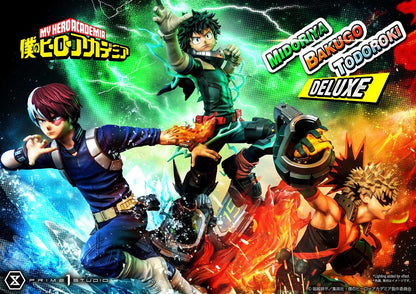 My Hero Academia Ultimate Premium Masterline - Izuku Midoriya Katsuki Bakugo and Shoto Todoroki DX Bonus Edition
