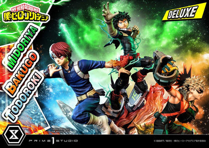 My Hero Academia Ultimate Premium Masterline - Izuku Midoriya Katsuki Bakugo and Shoto Todoroki DX Bonus Edition