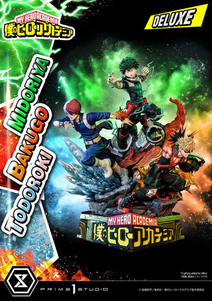 My Hero Academia Ultimate Premium Masterline - Izuku Midoriya Katsuki Bakugo and Shoto Todoroki DX Bonus Edition