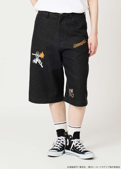 My Hero Academia X Graniph Fashion Collection - Great Explosion Murder God Dynamight Denim Half Pants