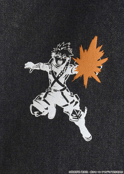 My Hero Academia X Graniph Fashion Collection - Great Explosion Murder God Dynamight Denim Half Pants