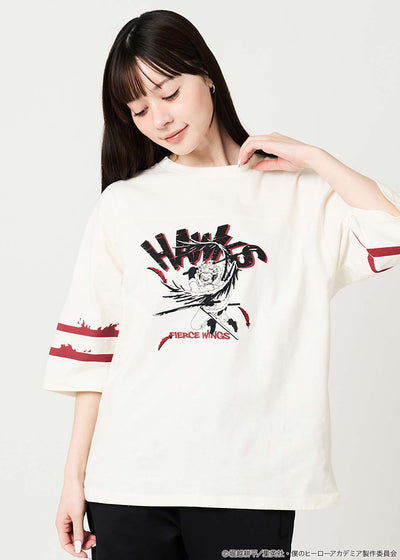 My Hero Academia X Graniph Fashion Collection - Hawks Football T-Shirt
