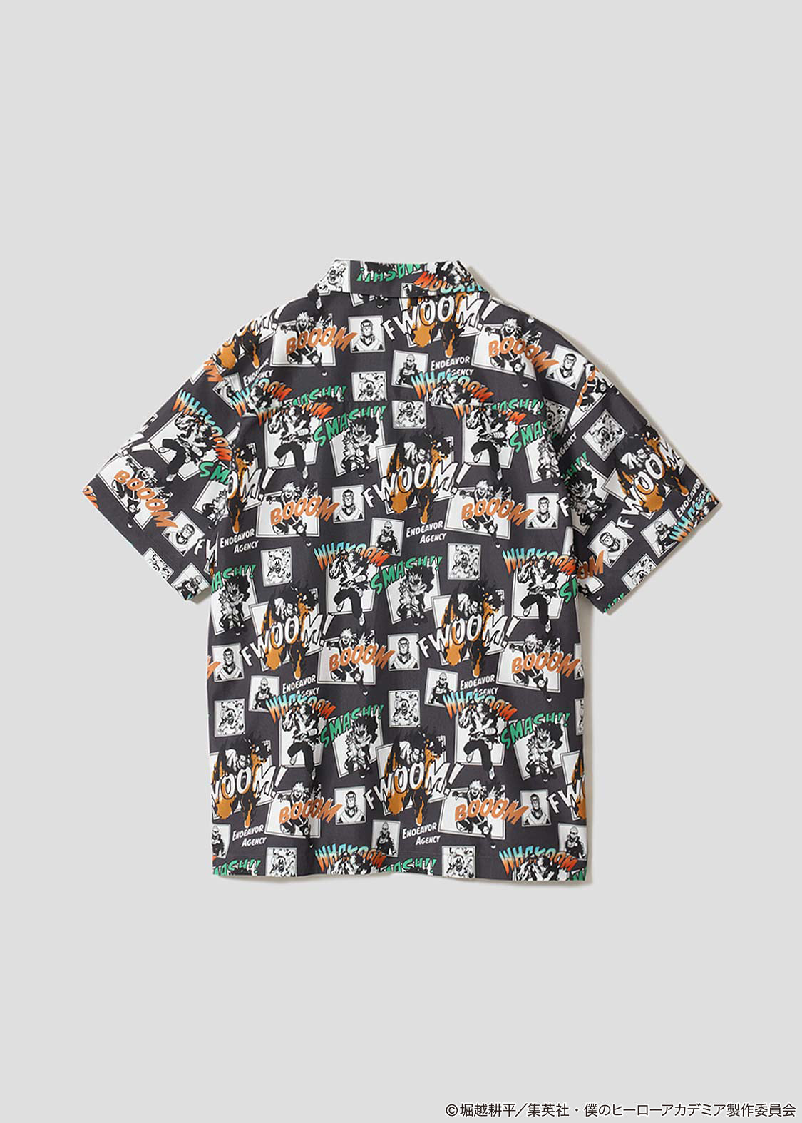 My Hero Academia X Graniph Fashion Collection - Off to Endeavor's Agency! Open-Collar Shirt