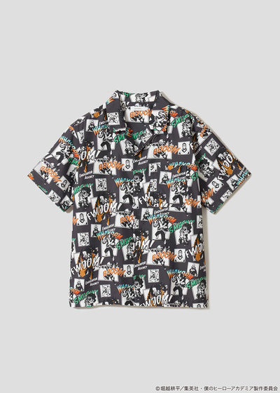 My Hero Academia X Graniph Fashion Collection - Off to Endeavor's Agency! Open-Collar Shirt