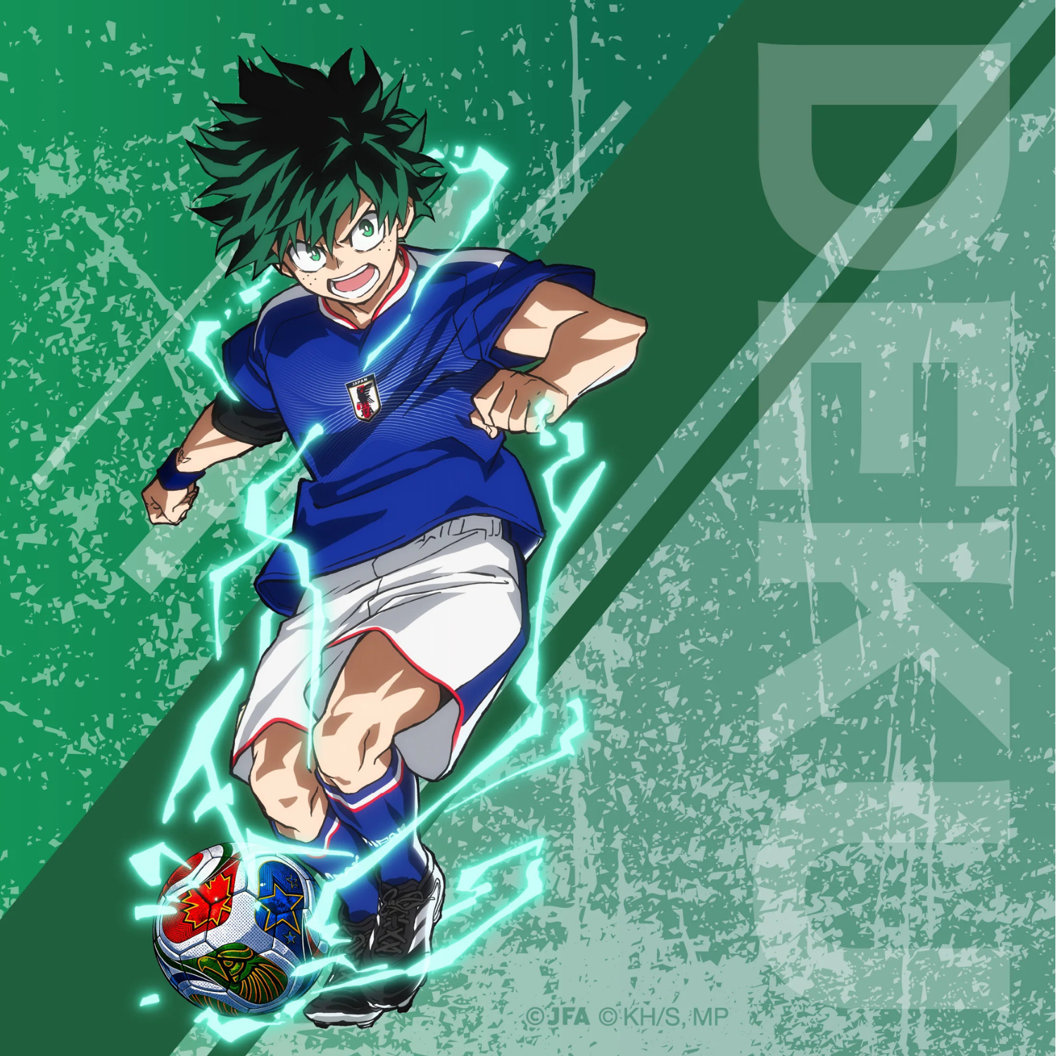 My Hero Academia x Adidas Japan National Football Team 2026 Jersey - Deku [Pre-Order Jul 2026]