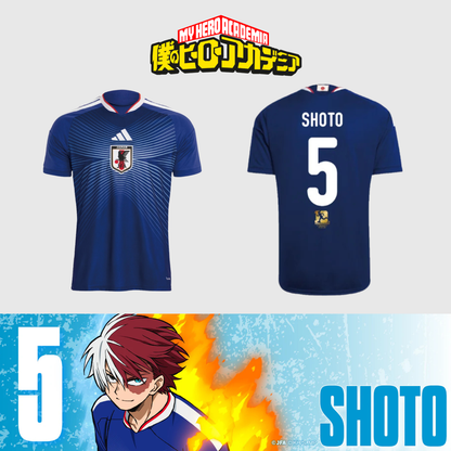 My Hero Academia x Adidas Japan National Football Team 2026 Jersey - Shoto [Pre-Order Jul 2026]