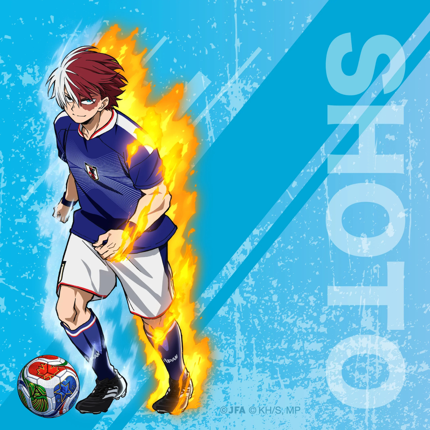 My Hero Academia x Adidas Japan National Football Team 2026 Jersey - Shoto [Pre-Order Jul 2026]